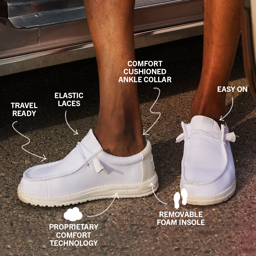 Wally Stretch Sox Wide - Black/White - Image 4