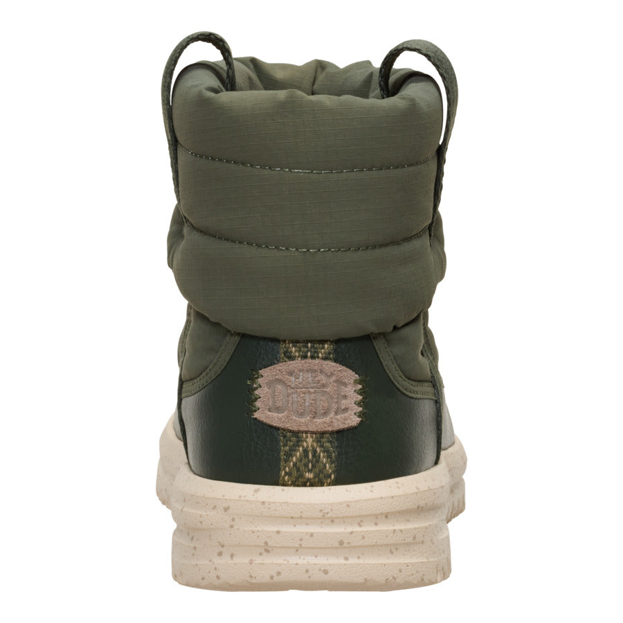 Camden Cuff Nylon Quilt - Dark Olive - Image 5