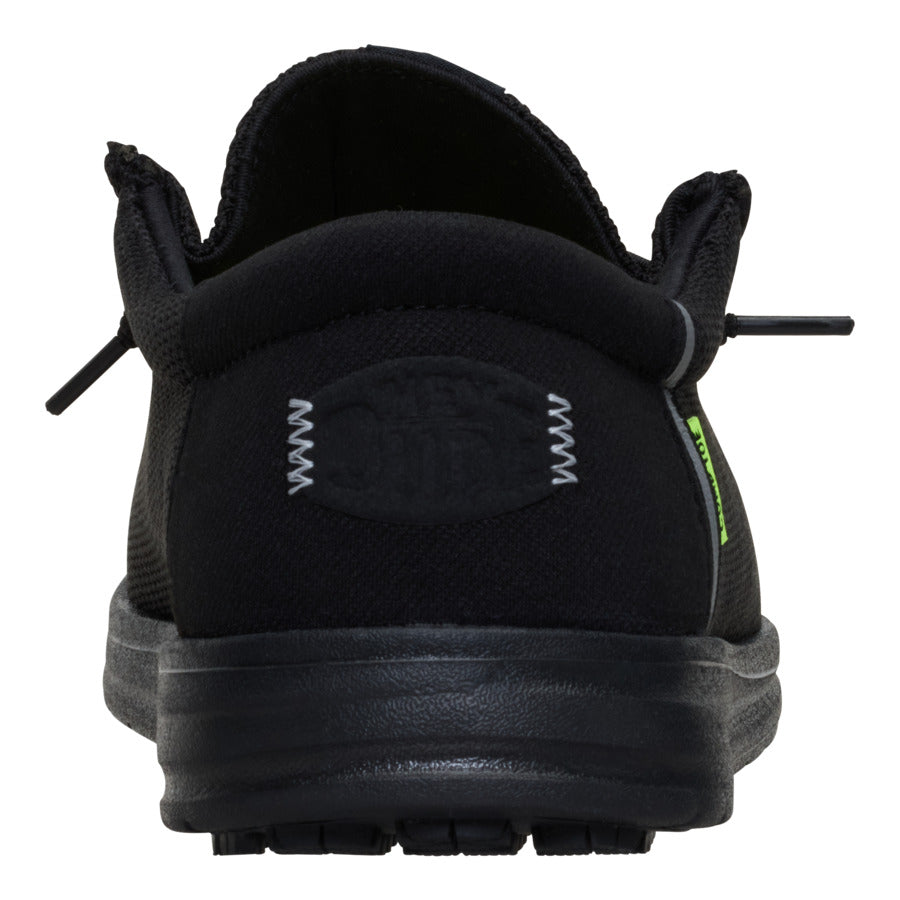 Wally Work Comp Toe Wide - Black/Black - Image 6